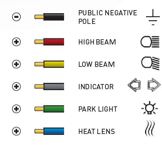 Fahrscheinwerfer, LED, 38 W, rechteckig, 12-24 V, 229x150x80 mm, beheizt, Fernlicht/Abblendlicht, flexibel, Anti-Schnee