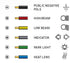 Fahrscheinwerfer, LED, 38 W, rechteckig, 12-24 V, 229x150x80 mm, beheizt, Fernlicht/Abblendlicht, flexibel, Anti-Schnee