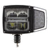 Fahrscheinwerfer, LED, 38 W, rechteckig, 12-24 V, 229x150x80 mm, beheizt, Fernlicht/Abblendlicht, flexibel, Anti-Schnee
