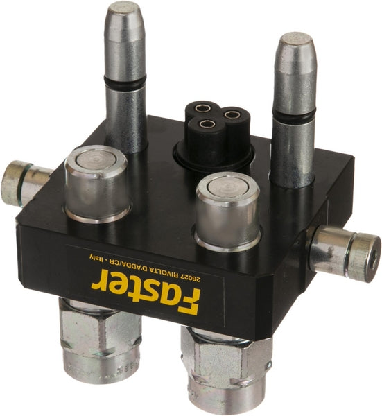 Faster Multifaster DN10-2 x 3/8" BSPP 1 x elektrisch beweglicher Teilstecker