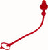 Faster Staubstecker 1/8"rot f. HNV-F
