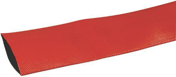 Feuerlöschschlauch, flach, aufrollbar, 4", Preis pro Meter