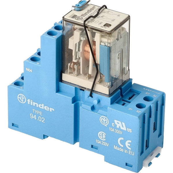 Finder rel.interface Mod. Schraubklemme 2CO 10A/24V DC/Agni/LED in Relais