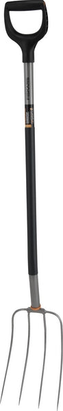 Fiskars Kompostgabel, 4-zinkig, ergonomisch