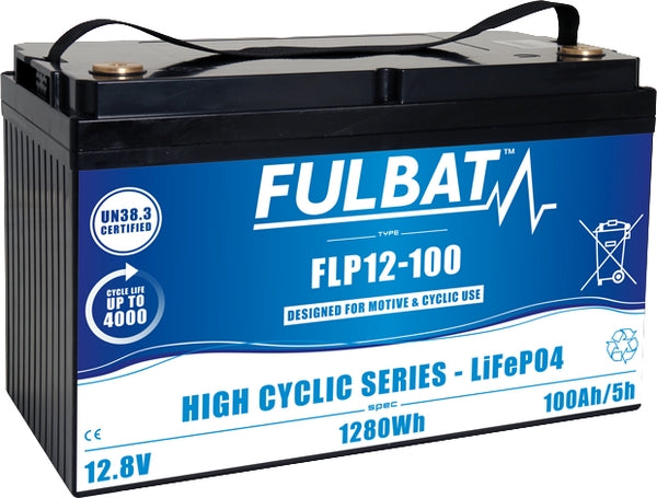 Fulbat, Batterie, 12V, 102Ah, 326 x 171.7 x 212mm High Cycling LiFePO4