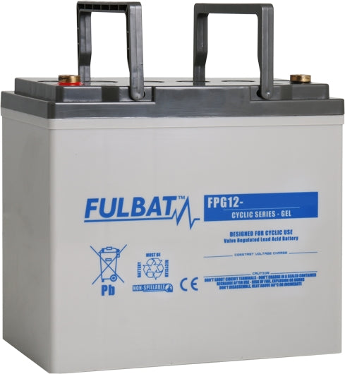 Fulbat, Batterie,12V, 60Ah, 260 x 168 x 173mm Cycling Gel
