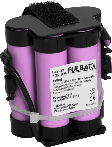 Fulbat, Batterie, 18V, 70.5 x 66 x 57mm 574 47 68-01