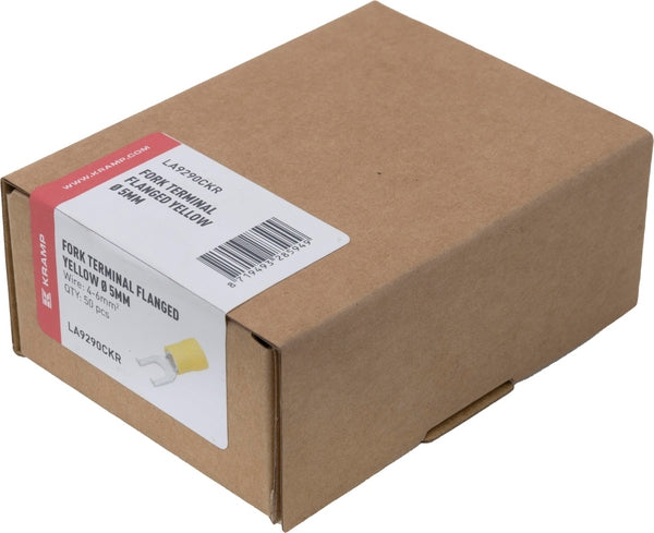 Gabelklemme, gelb, 4-6mm² Ø5 mm (50x)