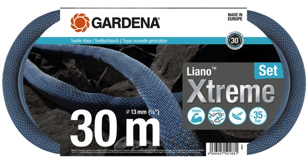 Gardena Textilschlauch Liano™ Xtreme 13 mm (1/2"), 30 m Satz
