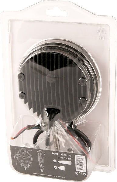 gopart Arbeitsscheinwerfer, 10-30V, LED, 1440lm, Rund