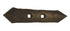 Grubberspitze 255x65x12mm, reversibel, flach, 2 Löcher, passend für Universal
