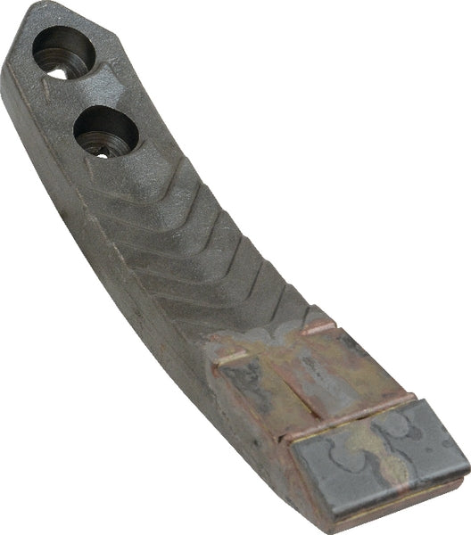 Grubberspitze 300x50mm, gehärtet, gekrümmt, 2 Löcher, passend für Kuhn