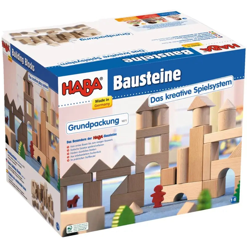 Bausteine Basis natur Grundpackung Spielzeug HABA