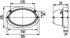 Hella Arbeitsscheinwerfer, 12V, Halogen, Oval