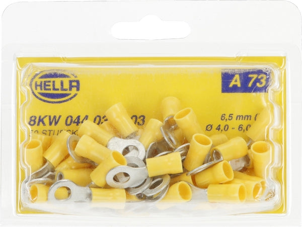 Hella Augenkabelschuh gelb 4-6 mm²