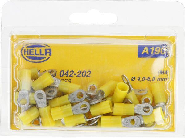 Hella Augenkabelschuh gelb 4-6 mm²