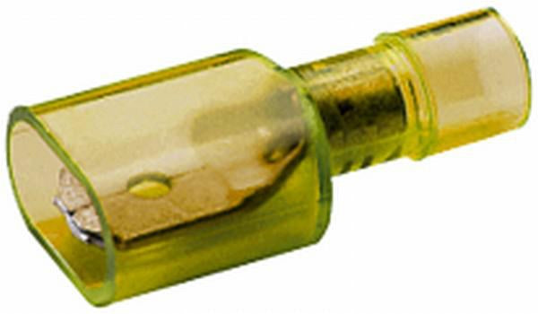 Hella Flachsteckerhülse gelb 4-6 mm²