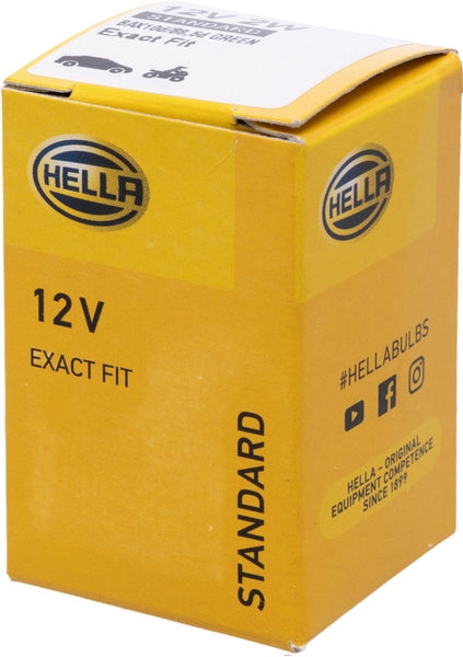 Hella Glühlampe 12 V, 2 W, B8.5d (Packung mit 10 Stück)