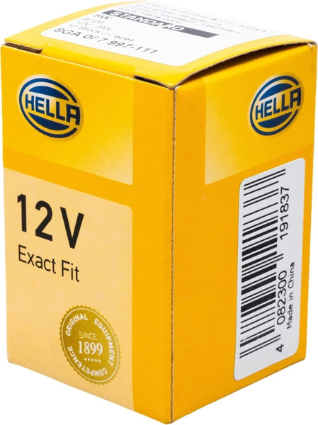 Hella Glühlampe 12 V 5 W B10d (Packung mit 10 Stück)