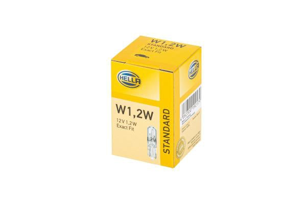 Hella Glühlampe, 12 V, W1,2W, 1,2 W, W2x4,6d
