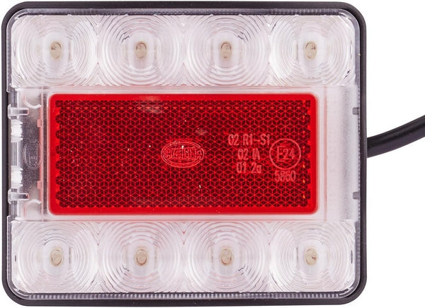 Hella LED Heckleuchte 96 x 80 mm 12 V / 24 V 50 cm Kabel