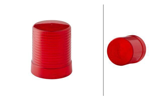 Hella Lichtscheibe für Rundumleuchte rot