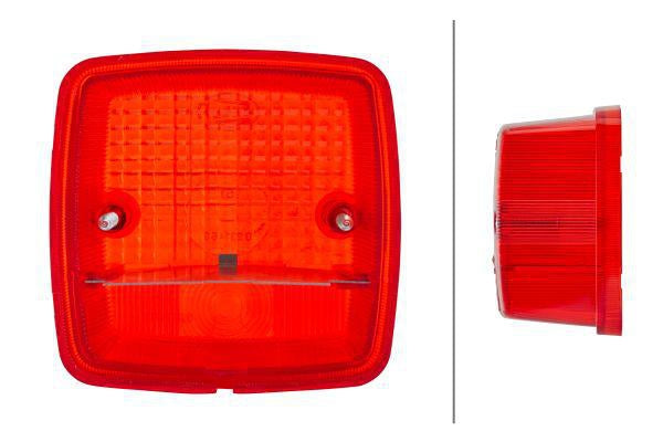Hella Lichtscheibe rot