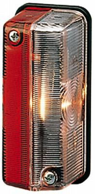 Hella Lichtscheibe rot/weiss