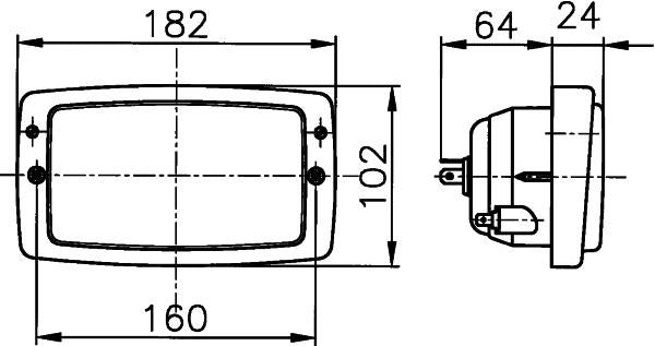 Hella Scheinwerfer H4