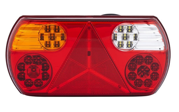 Hella ValueFit LED-Rückleuchte ValueFit 24 V links mit Dreieck-Rückstrahler