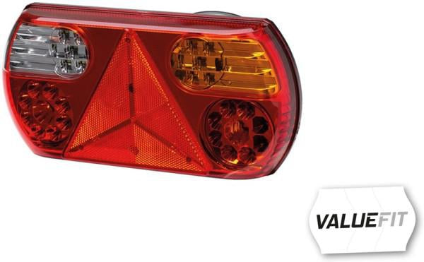 Hella ValueFit LED-Rückleuchte ValueFit 24 V rechts mit Dreieck-Rückstrahler
