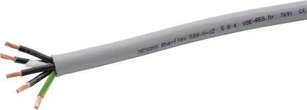 HELU Kabel 5x4mm², grau, PVC, pro m, Helukabel
