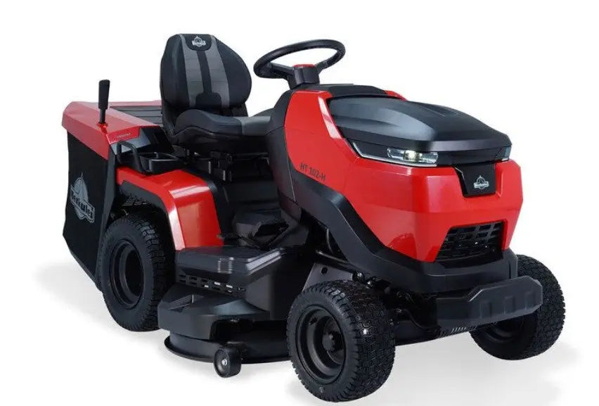Rasentraktor Herkules HT 102-H Comfort 100210 – Seitenansicht mit 102 cm Combi-Mähwerk
