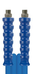 Hochdruckschlauch, 25 m, 2SC, DN10, blau, 3/8"-Außengewinde, mit Gleitkugeln