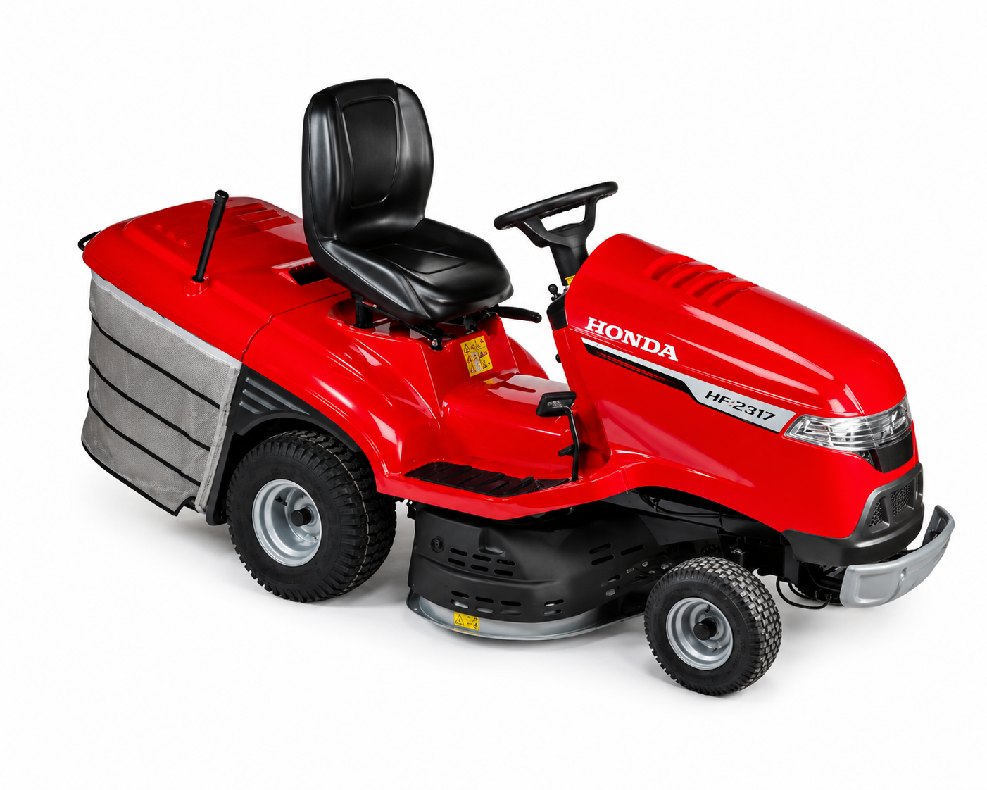 Honda HF2317 HM Rasentraktor mit 92 cm Mähwerk, Hydrostat-Antrieb und 280 Liter Grasfangkorb
