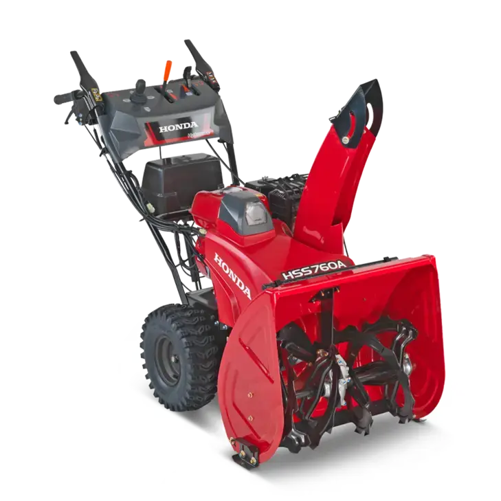 Honda Schneefräse HSS 760A WD mit Elektrostart und Radantrieb in roter Ausführung