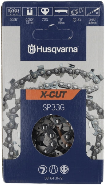 Husqvarna Sägekette X-Cut SP33G 1.3mm 72DL 581 64 31-72