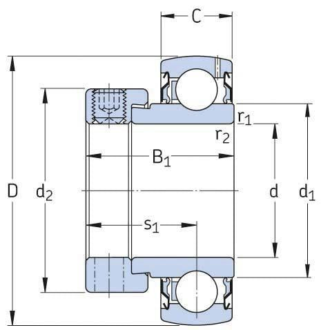 Innenlager SKF YET 209