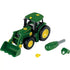 John Deere Traktor Spielzeug 1:24 mit Frontlader – Bausatz-Modell in Grün
