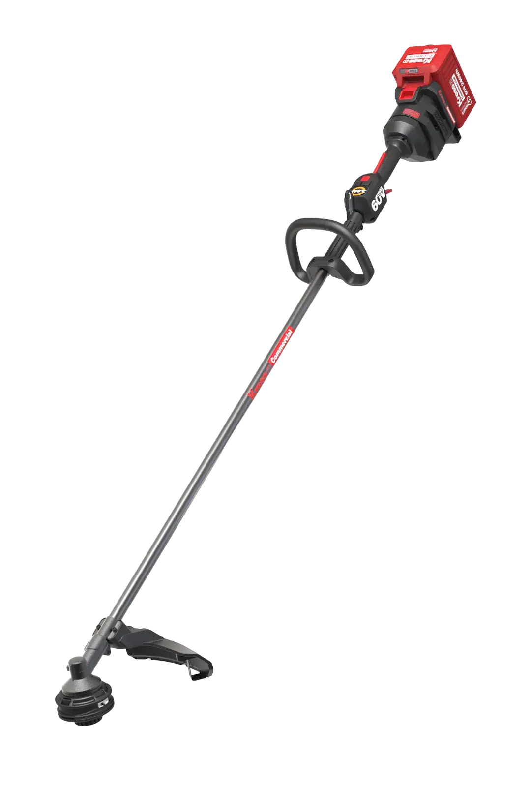 Akku-Rasentrimmer Kress KC100.9 – 60 V, bürstenlos, 42 cm Schnittbreite, Seitenansicht