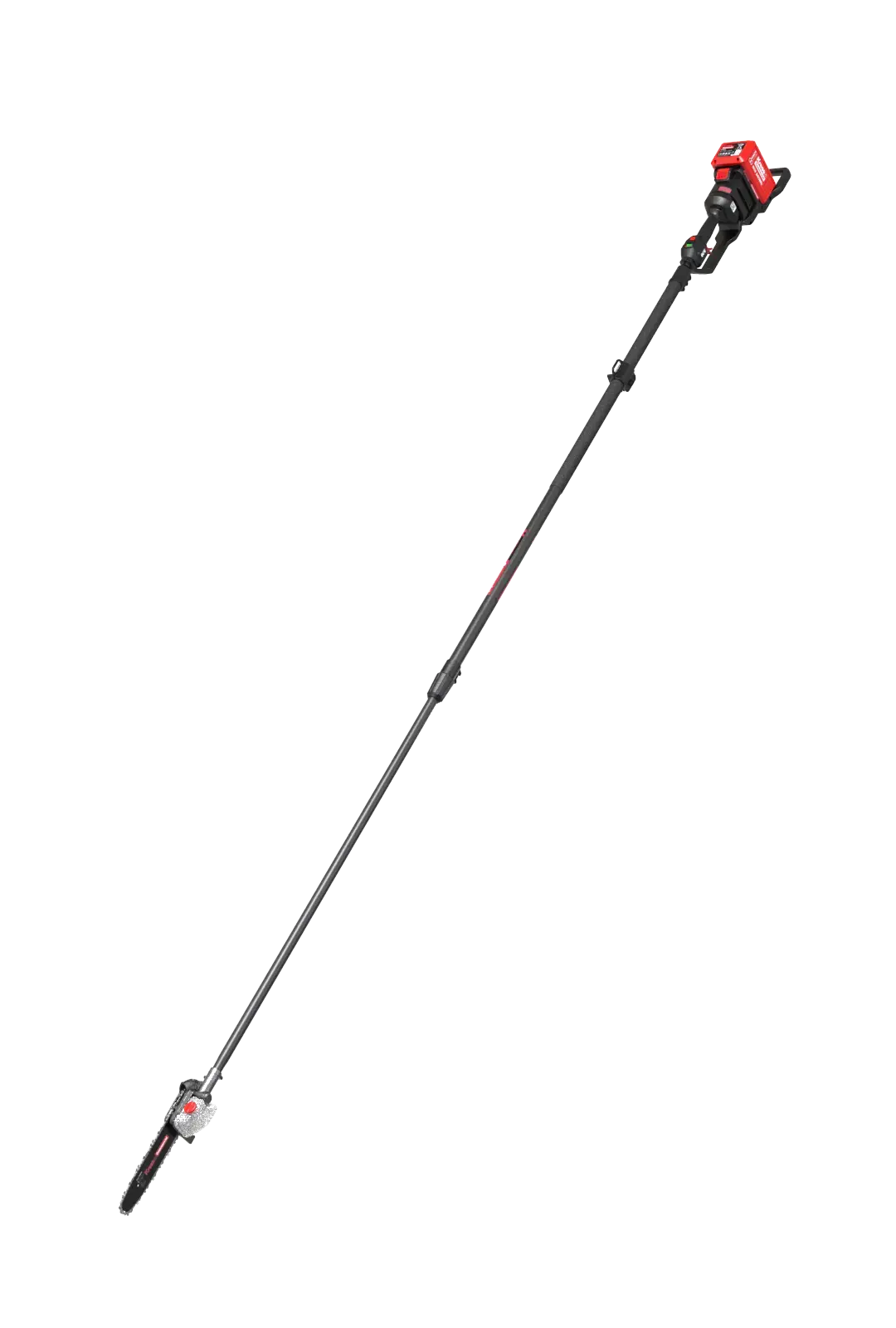 Stangensäge Kress Commercial 60 V KC330.9 mit 25 cm Schwert – Seitenansicht