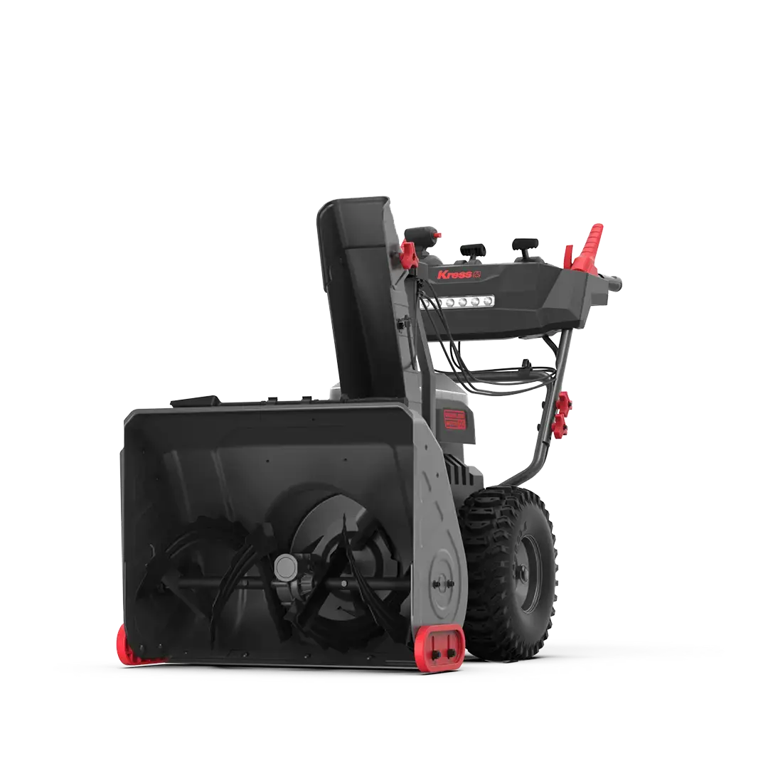 Kress KG470 Set – Frontansicht mit 61 cm Räumbreite und Stahlgehäuse