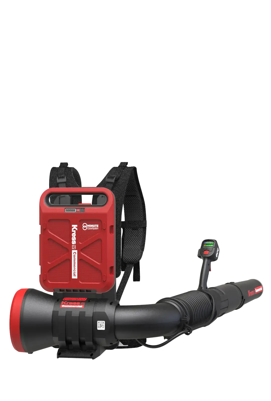 Rucksackbläser Kress Commercial KC500.9 mit 35 N Blaskraft und ergonomischem Rucksackdesign