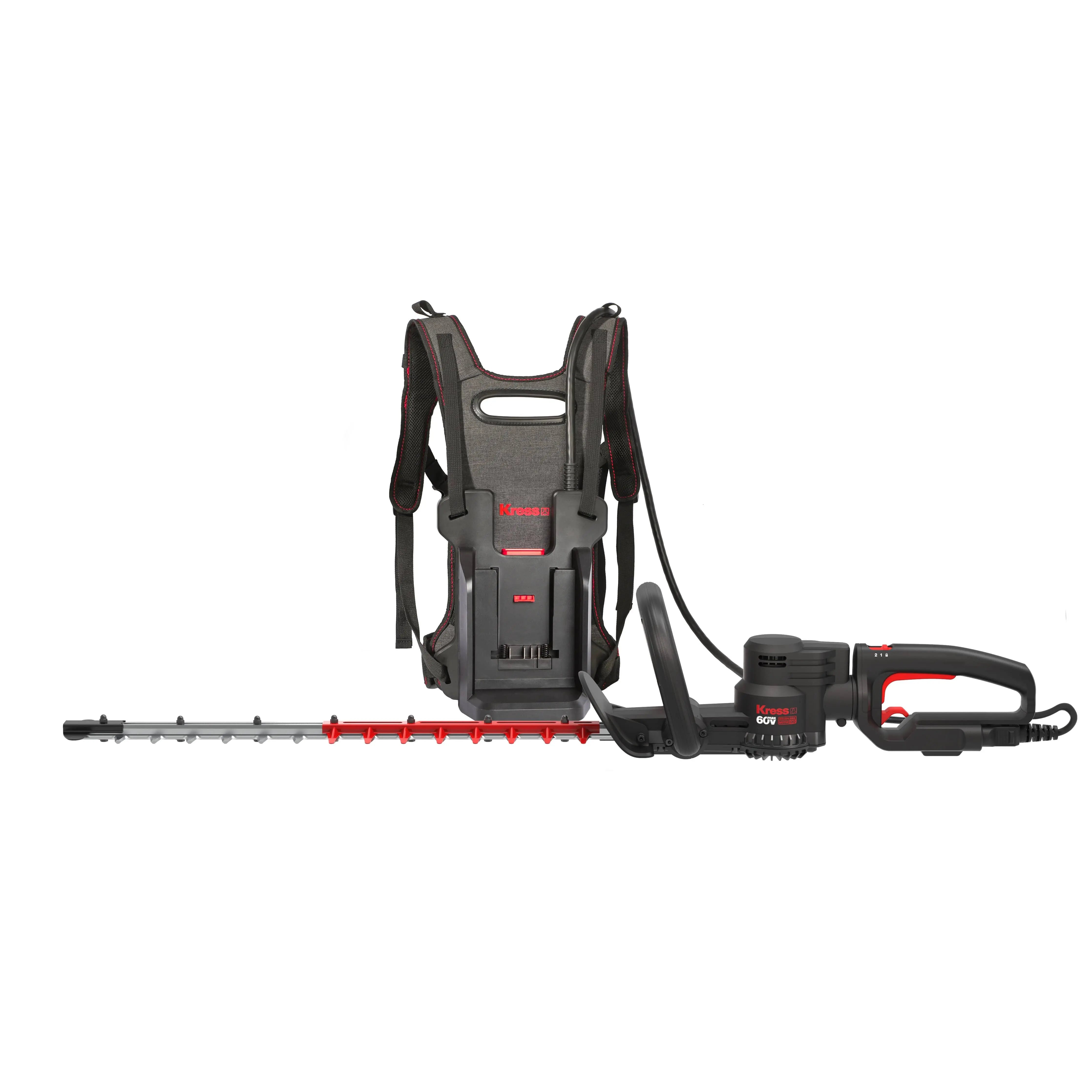Kress Akku-Heckenschere 67cm 60V - SET (inkl. Akku + Ladegerät) - KG260E Kress