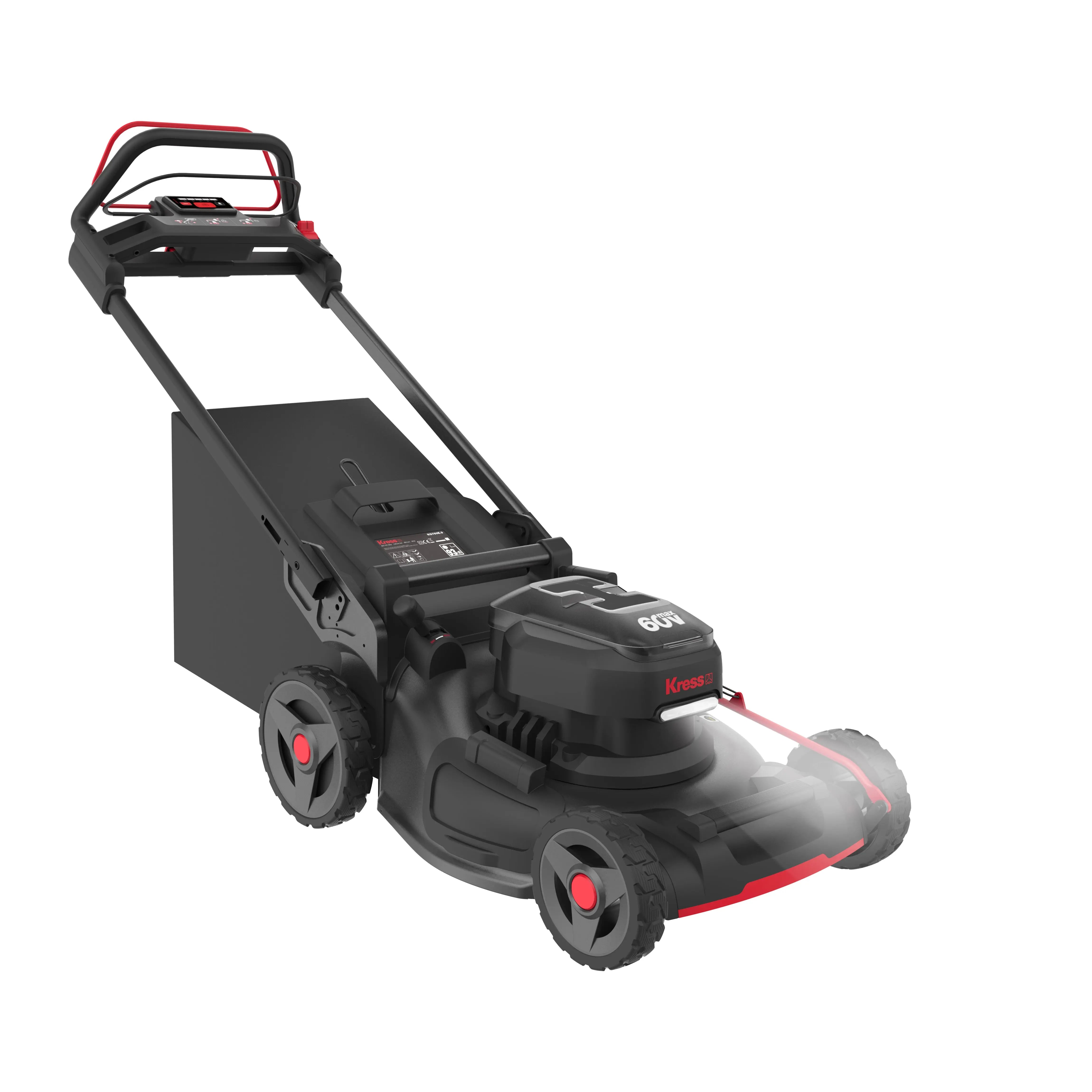 Kress KG760E 60V Akku-Rasenmäher 51 cm mit Antrieb KIT inkl. Akku & Ladegerät Kress