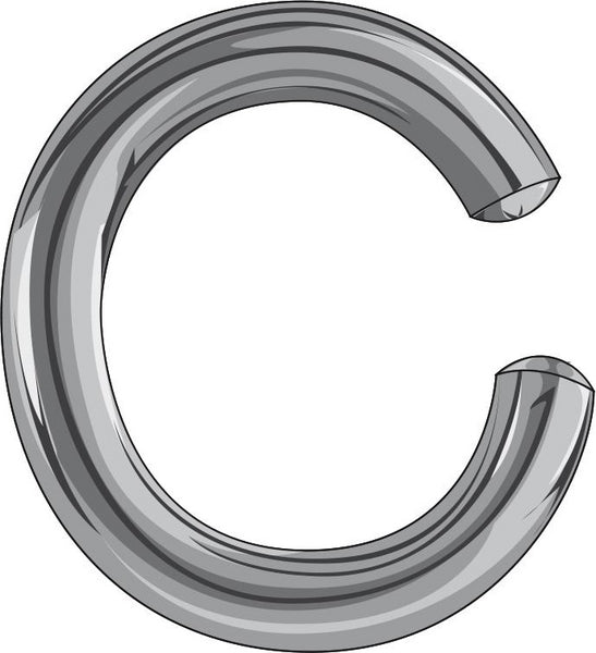 König Ring offen 8.00mm (7.00mm Ketten)