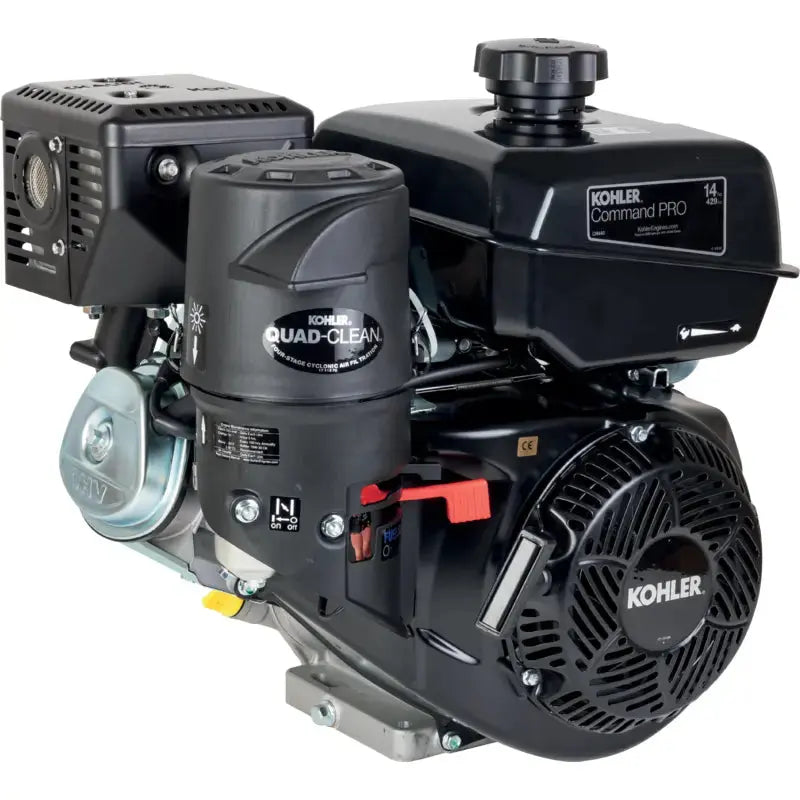 Kohler Benzinmotor Command Pro CH440 14 PS mit Handstarter, Frontansicht