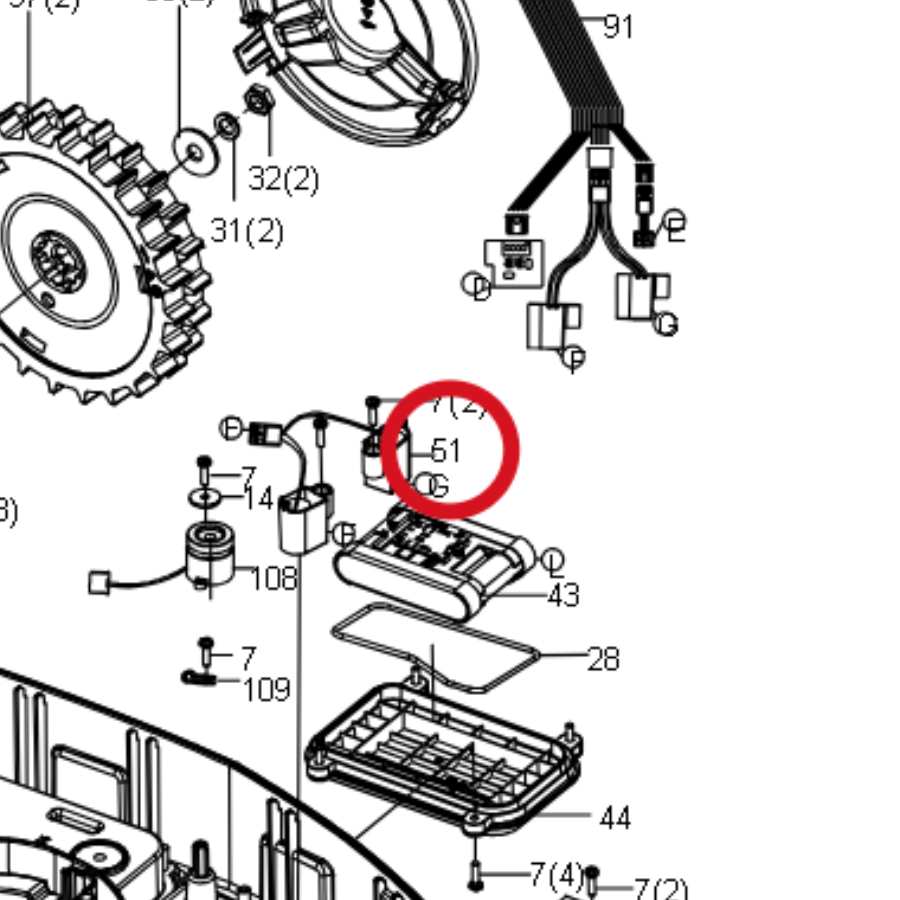 Kress Grenzsensor 59000117 – Position in der Explosionszeichnung