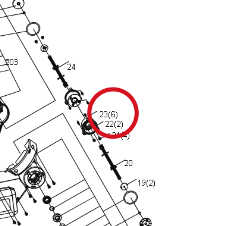 Kress Schraube ST2.9*13 59000165 – Position in der Explosionszeichnung