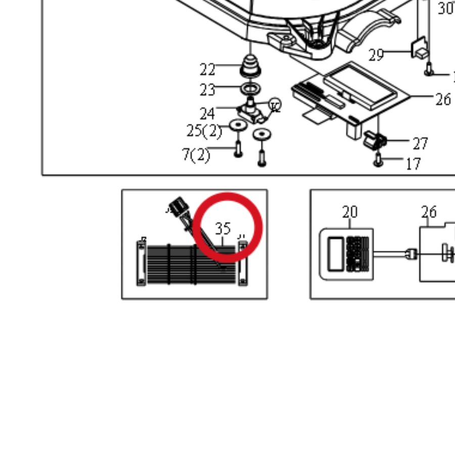 Kress Kabel 59000218 – Position in der Explosionszeichnung